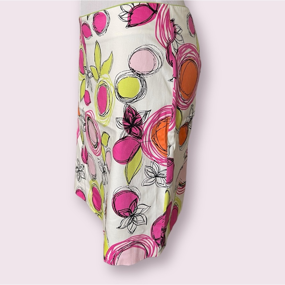 ITW by Claude Brown Neon Floral Skirt - Picture 3 of 6